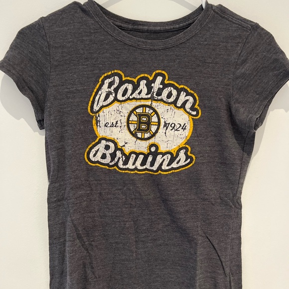VINTAGE Boston Bruins Grey T-Shirt - Picture 1 of 2